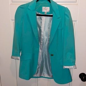Tiffany Blue Blazer